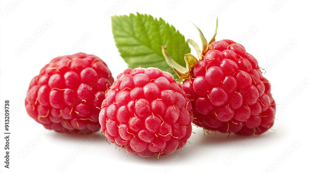 Raspberry isolated on white background Raspberry isolated on white background