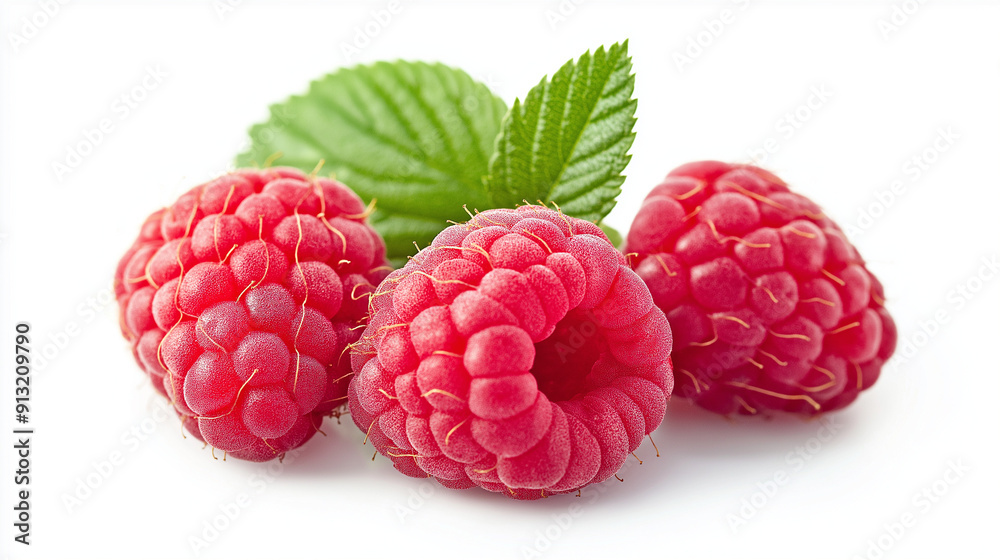 Raspberry isolated on white background Raspberry isolated on white background