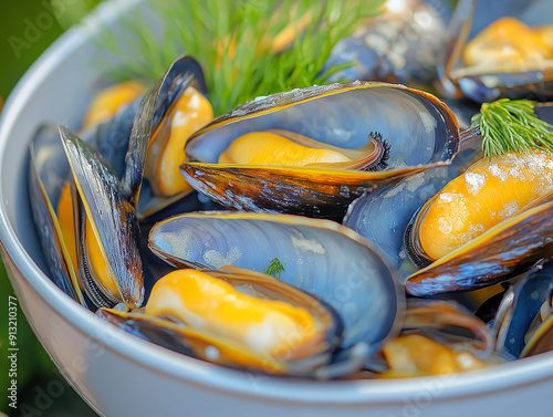 Cooked Mussels photo