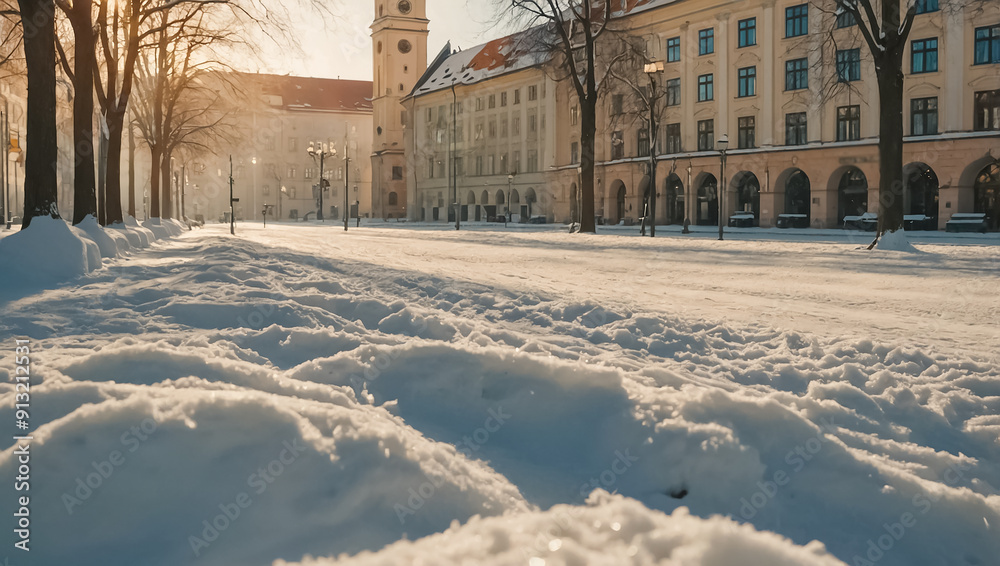 Obraz premium Amazing Munich Germany in Winter