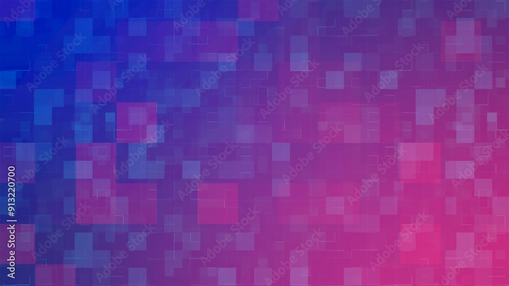 Seamless design is pixelated with varying opacities, giving a sense of depth and movement.