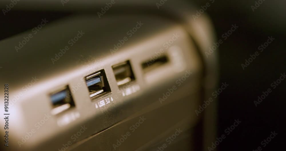 macro removing the USB memory stick from the computer macro removing the USB memory stick from the computer