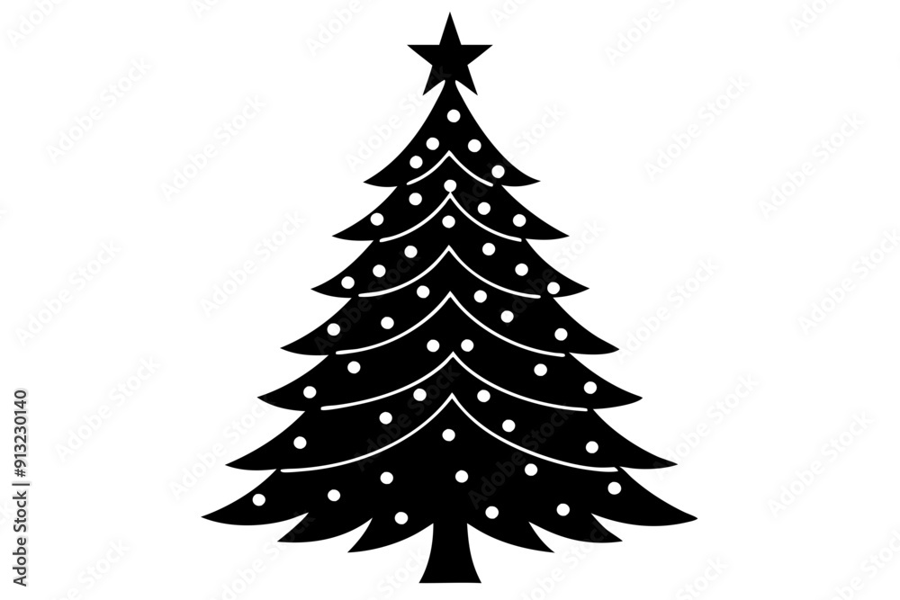 christmas tree illustration christmas tree illustration