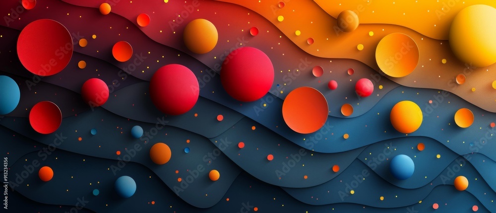 Vibrant Abstract Art with Splashes of Color Vibrant Abstract Art with Splashes of Color