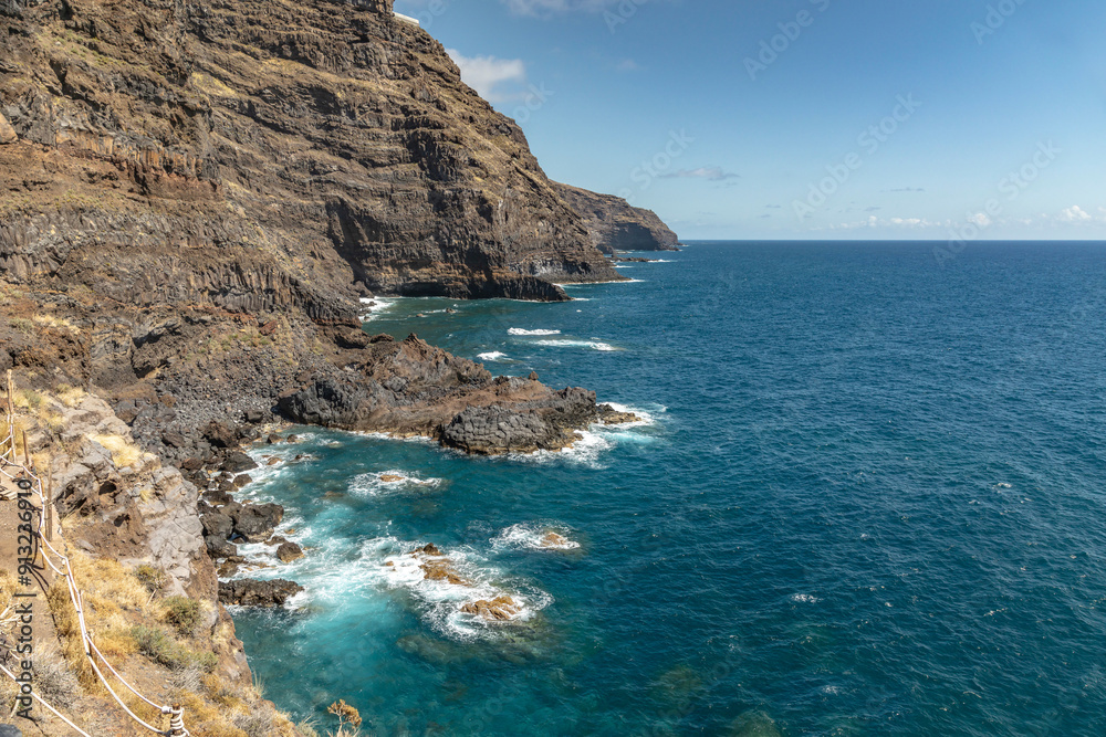 Rocky Coastline of Poris de Candelaria, La Palma Rocky Coastline of Poris de Candelaria, La Palma