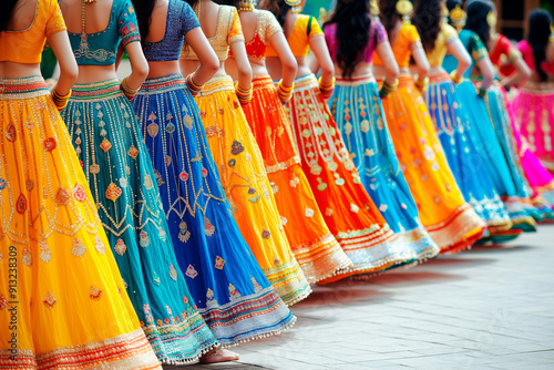 woman in Indian national costume