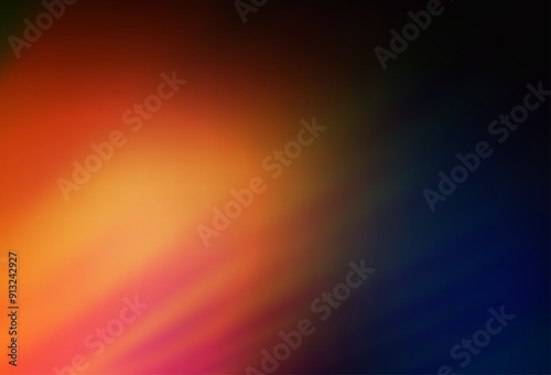 Dark Orange vector abstract bright pattern.