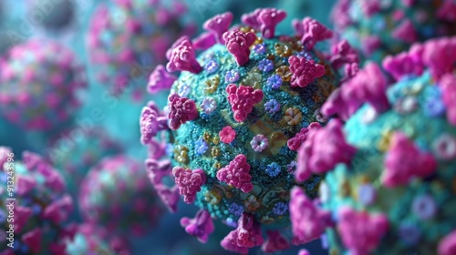 Hepatitis B, C and D viruses. Hepatitis virus infection is caused by the hepatitis virus. 3d illustration photo