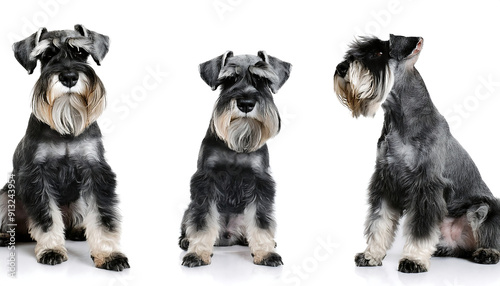  Happy Miniature Schnauzer Collection (Portrait, Sitting, Lying, Standing) – A collection fe_1(189)