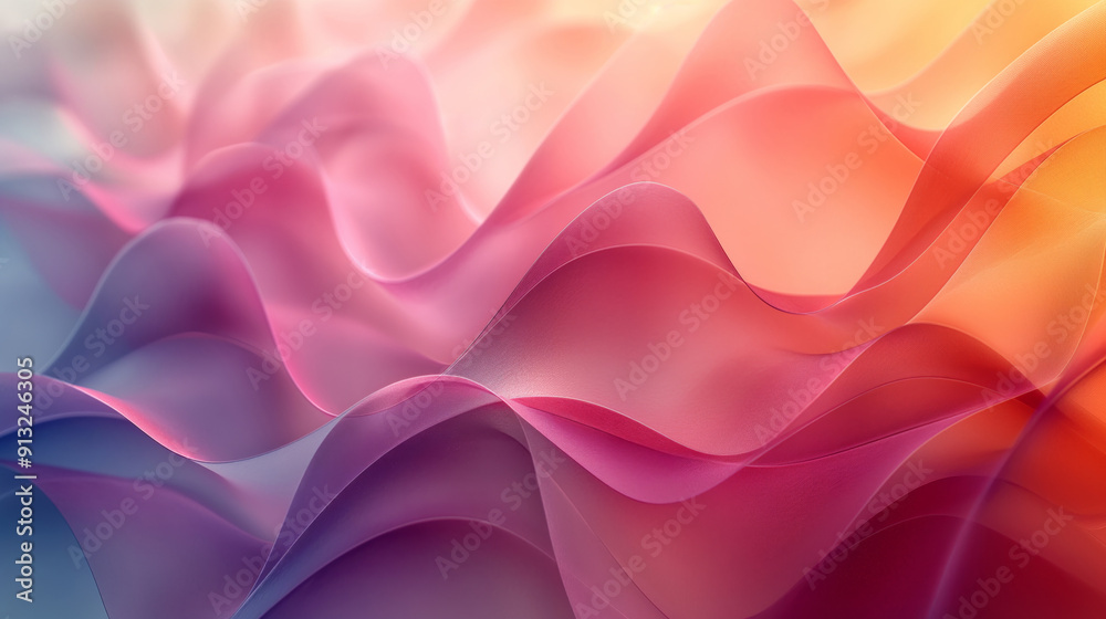 Flowing wave-like structures convey movement and harmony in a colorful and interconnected abstract design, symbolizing dynamic fluidity and continuity Flowing wave-like structures convey movement and harmony in a colorful and interconnected abstract design, symbolizing dynamic fluidity and continuity