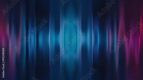 Abstract sound wave pattern featuring vibrant blue and purple hues, perfect for music, technology, or digital art projects.