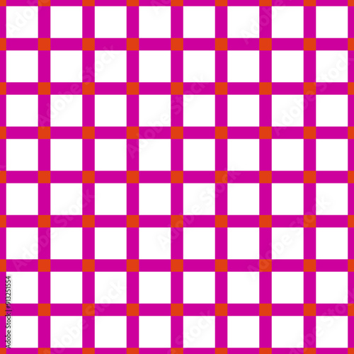 Seamless abstract pattern bright Pink check 