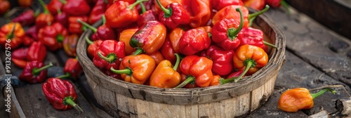 Sweet peppers from Venezuela Tariba Tachira photo