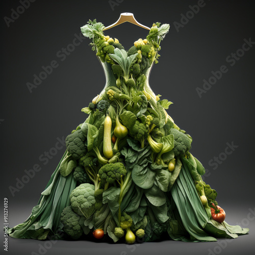 Wallpaper Mural Vegetable Dress Torontodigital.ca