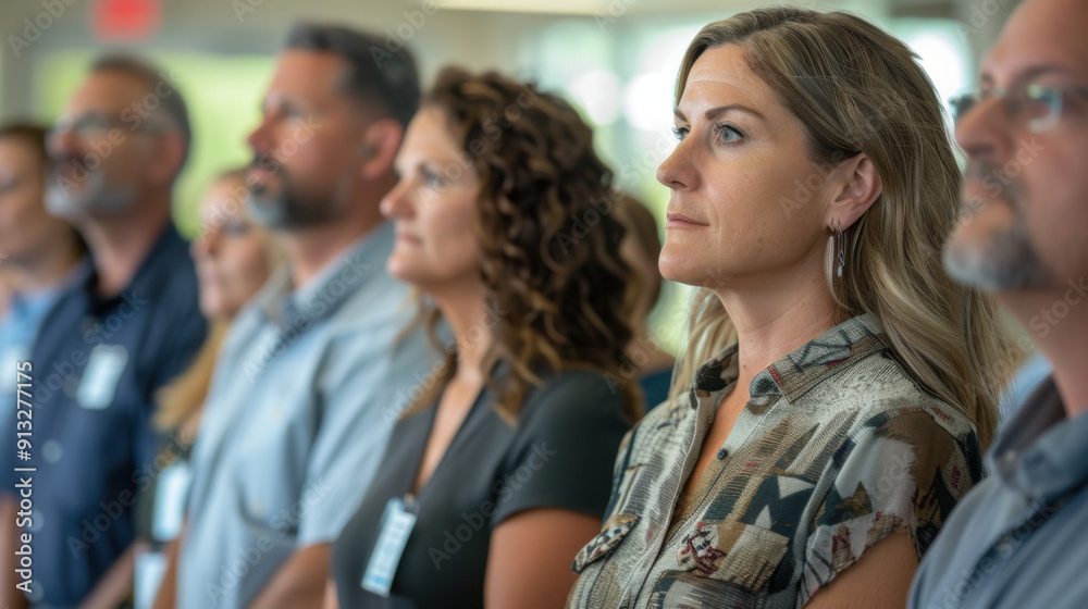 Group of focused professionals in a business setting, highlighting diversity, teamwork, and dedication in the workplace. Group of focused professionals in a business setting, highlighting diversity, teamwork, and dedication in the workplace.