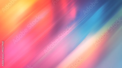 Abstract blurred gradient background colours with dynamic effect 