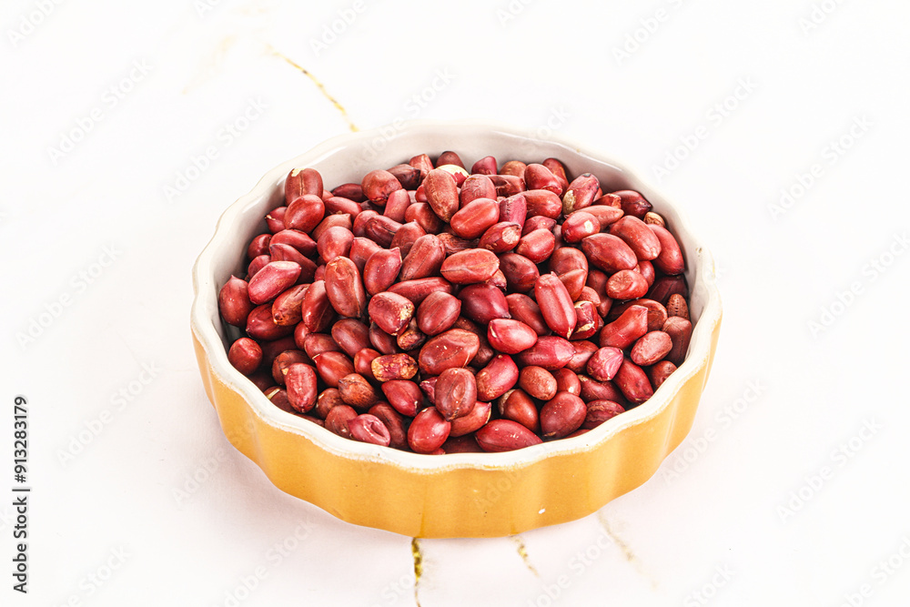 Raw peanut heap for roast Raw peanut heap for roast