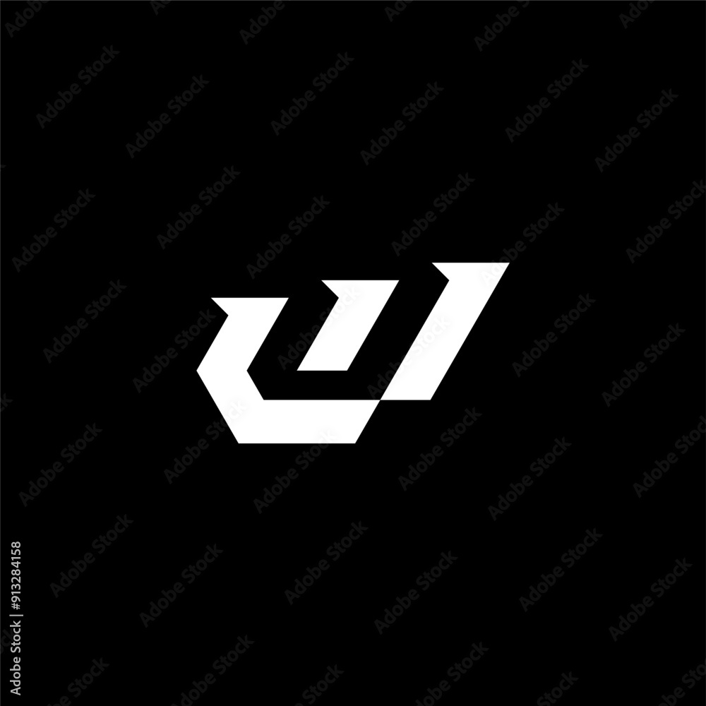 modern letter 1w or W1 logo concept vector icon modern letter 1w or W1 logo concept vector icon