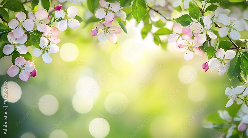 Blossom Paradise: Delicate white and pink blossoms cascade gracefully, set against a backdrop of soft bokeh and lush greenery, capturing the essence of spring's renewal and the joy of nature's beauty. Blossom Paradise: Delicate white and pink blossoms cascade gracefully, set against a backdrop of soft bokeh and lush greenery, capturing the essence of spring's renewal and the joy of nature's beauty.
