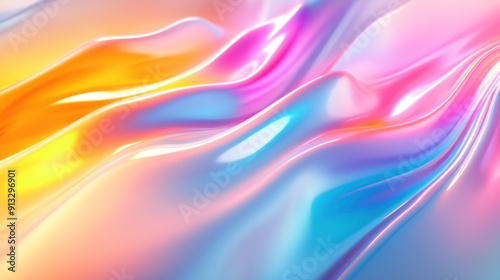 Wallpaper Mural Abstract Colorful Liquid Waves Torontodigital.ca