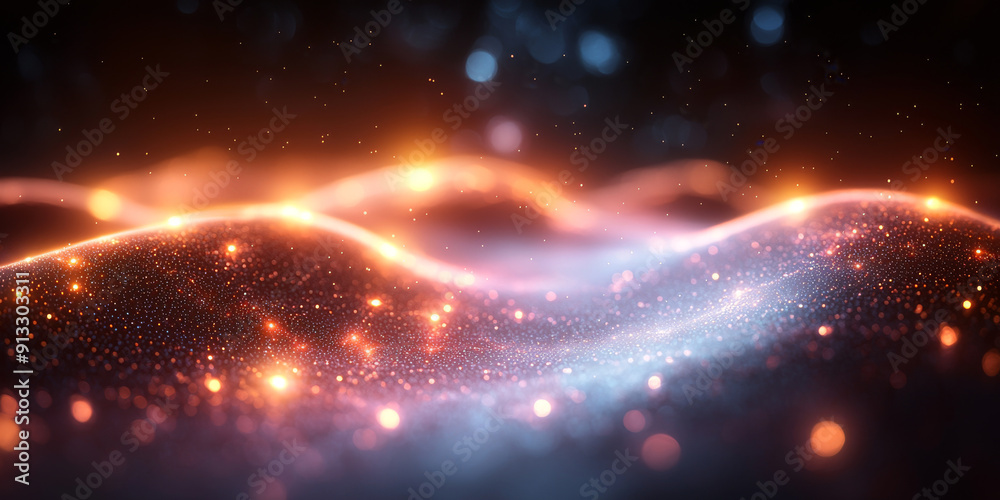 Abstract digital landscape with glowing lines and dots on a dark blue background, signifying a data concept. Abstract digital landscape with glowing lines and dots on a dark blue background, signifying a data concept.
