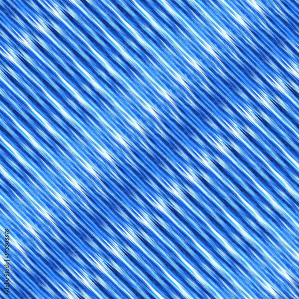 Thin dip dye stripe effect seamless pattern in blue white melange blur color. Modern masculine futuristic background for all over print. Thin dip dye stripe effect seamless pattern in blue white melange blur color. Modern masculine futuristic background for all over print.