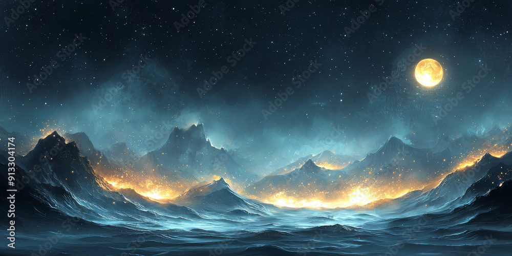Abstract digital landscape with glowing lines and dots on a dark blue background, signifying a data concept. Abstract digital landscape with glowing lines and dots on a dark blue background, signifying a data concept.