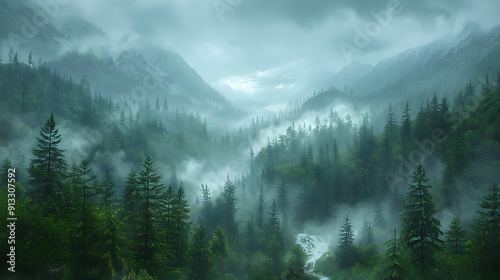 Misty Mountain Forest