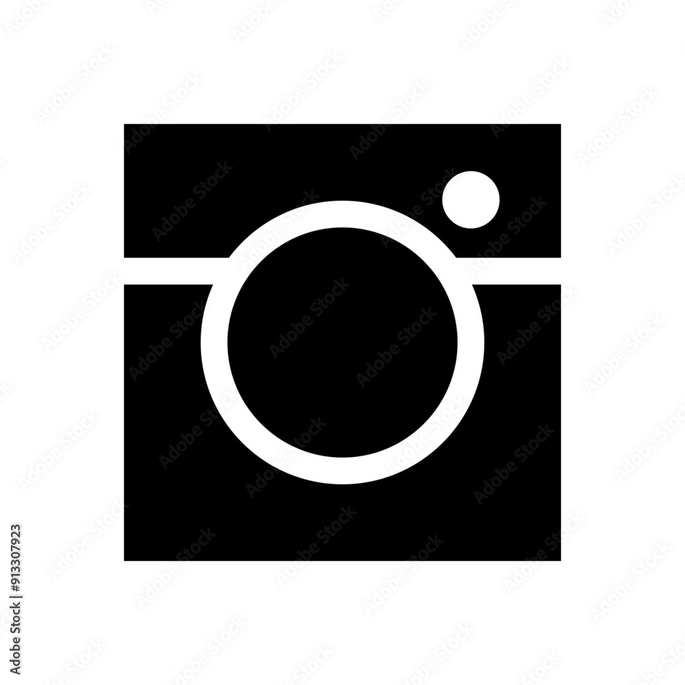 Camera icon in filled style Camera icon in filled style