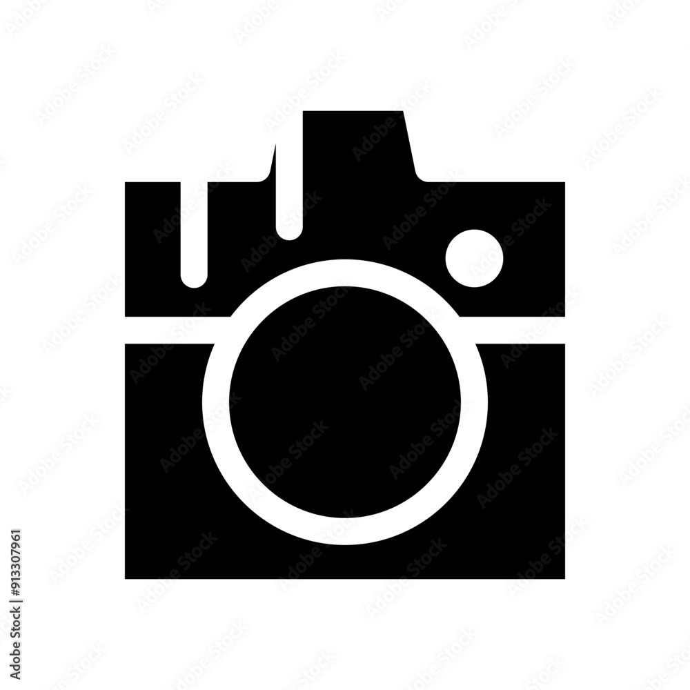 Camera icon in filled style Camera icon in filled style