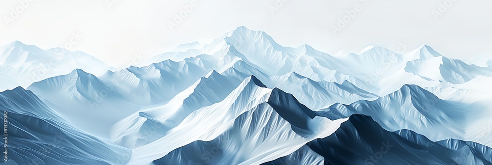 custom made wallpaper toronto digitala painting of a mountain range with snow