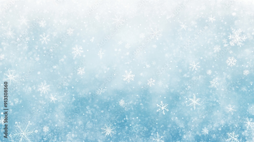 Soft gradient background transitioning from light blue to white, with subtle snowflake patterns scattered throughout Soft gradient background transitioning from light blue to white, with subtle snowflake patterns scattered throughout