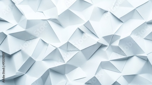 Abstract White Geometric Pattern