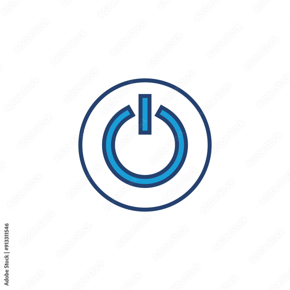 Power icon vector. Power Switch Icon. Electric power Power icon vector. Power Switch Icon. Electric power