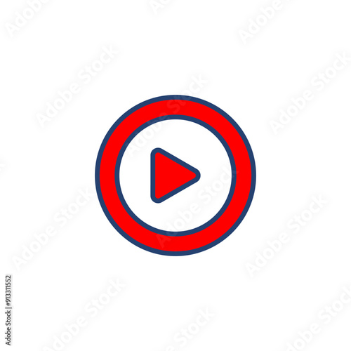 Play Icon vector. Play button vector icon Free Download Play Icon vector. Play button vector icon - GFXLoad
