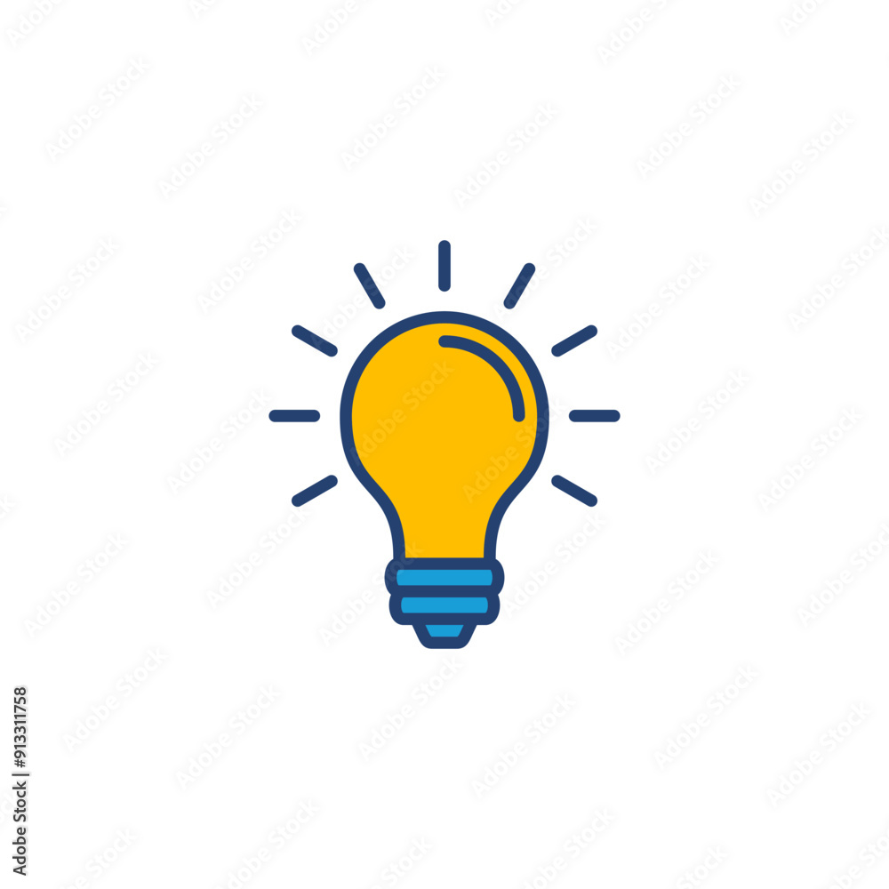 Lamp icon vector. Light bulb icon vector. idea symbol. Lamp icon vector. Light bulb icon vector. idea symbol.