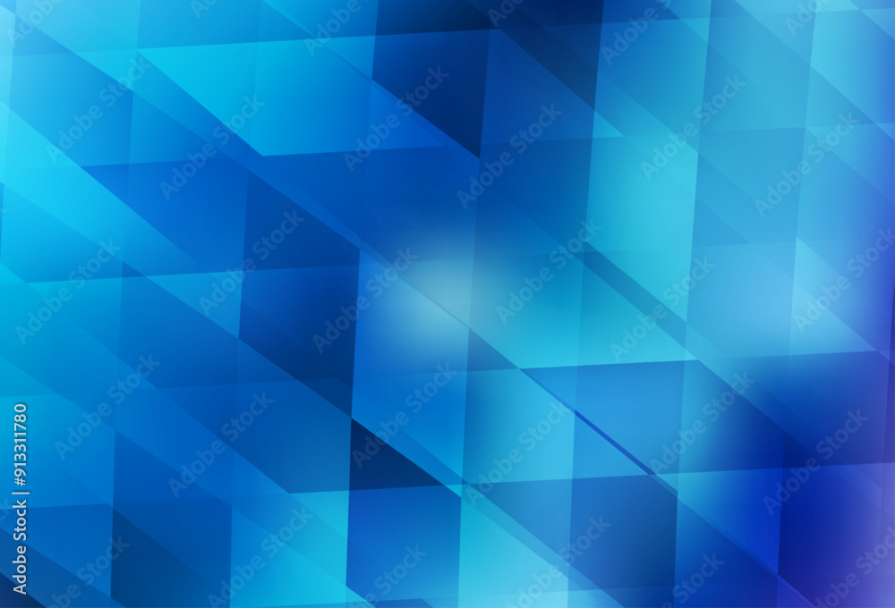 Light BLUE vector pattern in square style. Light BLUE vector pattern in square style.