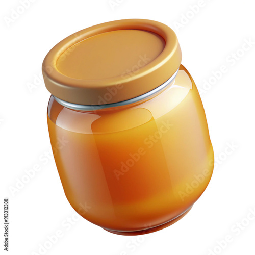 jar of honeyjar, glass, isolated, white, food, container, empty, honey, bottle, object, pot, lid, blank, transparent, sweet, yellow, healthy, single, jam, can, nobody photo