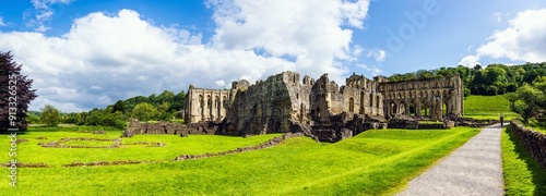 Rievaulx Abbey, North York Moors National Park, North Yorkshire, England photo