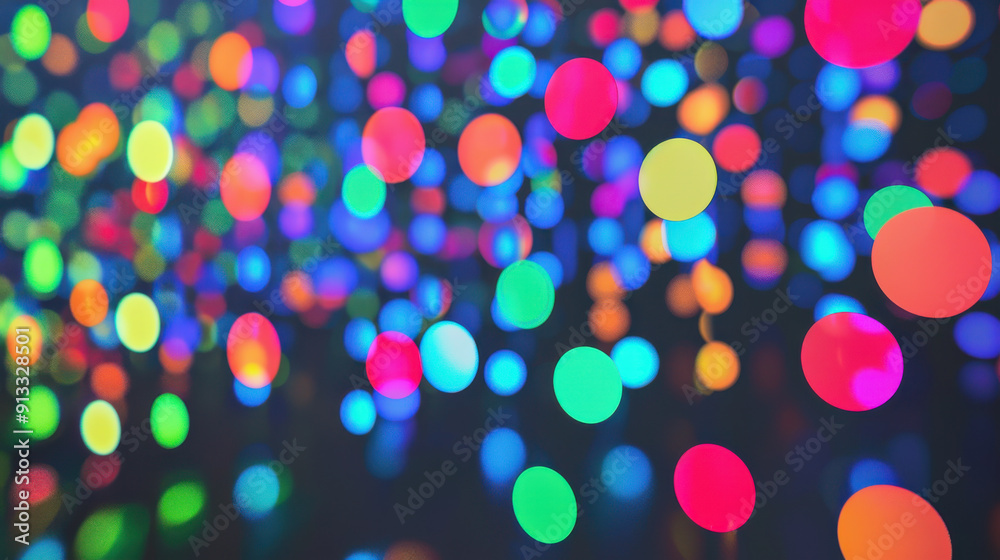 Polka dots in vibrant neon colors Polka dots in vibrant neon colors