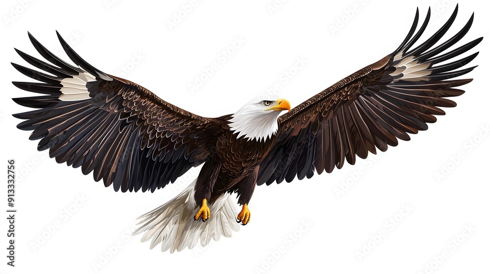 Obraz premium american bald eagle