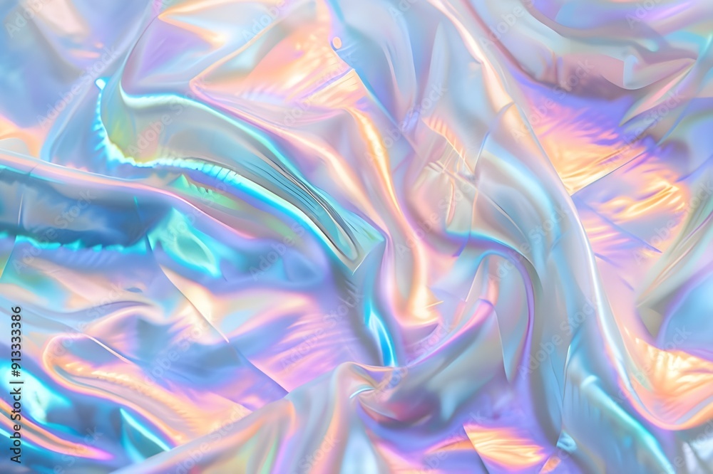 Holographic iridescent background with soft pastel colors and a subtle sheen, creating an ethereal and dreamy atmosphere. The hologram effect adds depth to the surface of your design. Holographic iridescent background with soft pastel colors and a subtle sheen, creating an ethereal and dreamy atmosphere. The hologram effect adds depth to the surface of your design.