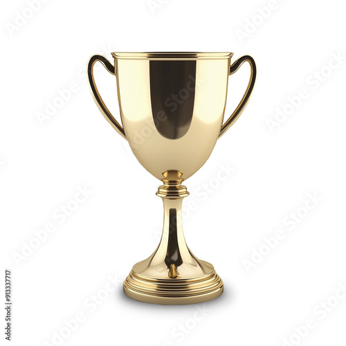 Modern sparse,winner golden trophy cup isolated, transparent png, cut out