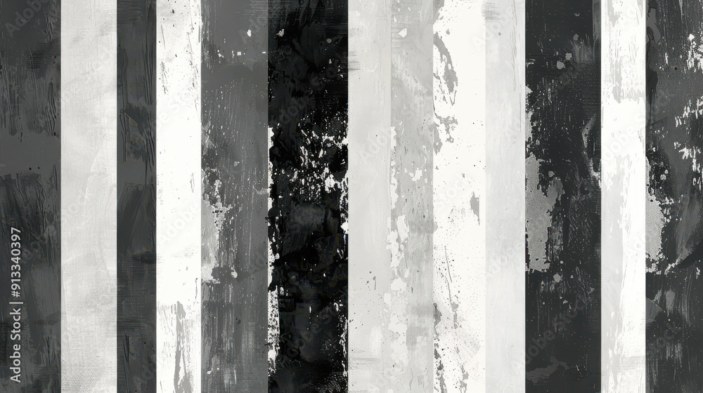 Stripes pattern in black, white, and grey Stripes pattern in black, white, and grey