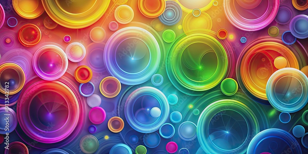 Colorful abstract background with vibrant circles , circle, abstract, colorful, background, design, geometric, pattern Colorful abstract background with vibrant circles , circle, abstract, colorful, background, design, geometric, pattern