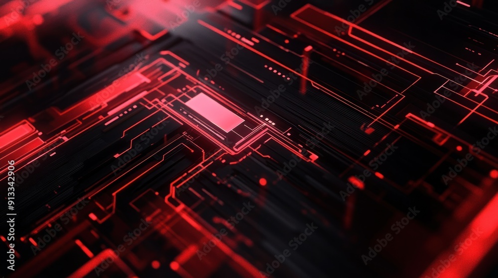 Abstract Digital Circuitry Abstract Digital Circuitry