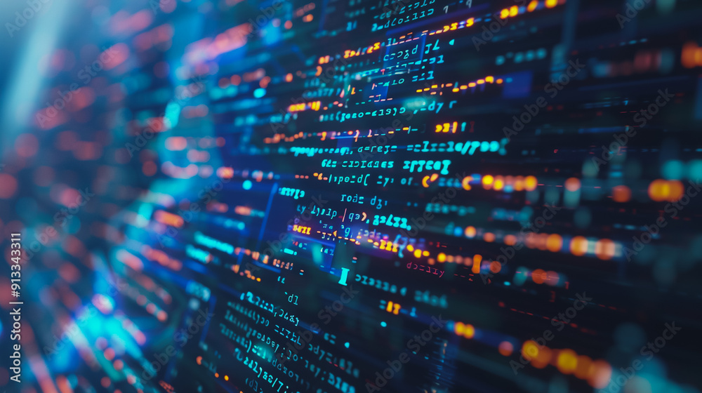 Data center on cloud cyber security and Blue Binary Data Software Programming Code Background. Random Parts of Program Code. Digital Data Technology Concept Data center on cloud cyber security and Blue Binary Data Software Programming Code Background. Random Parts of Program Code. Digital Data Technology Concept