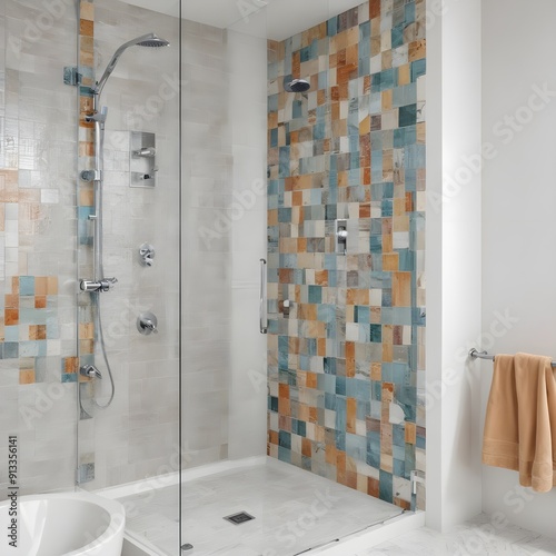 Modern bathroom interior with luxury Bathroom Renovation Bathroom Organization bathroom design of a modern house bathroom with tiles modern bathroom interior with shower bathroom interior with batht photo