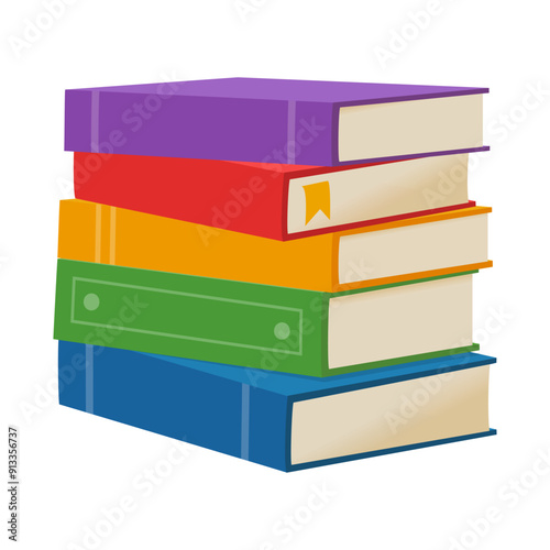 stack of books with good quality and design