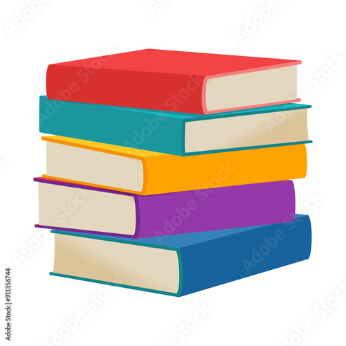stack of books with good quality and design